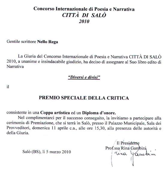 Premio SALO' Premio SALO'