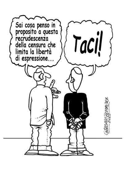 Negata la libertà di espressione Negata la libertà di espressione